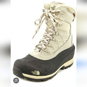 The North Face Women's Chilkat Winter Boots - Black and Taupe Size 7